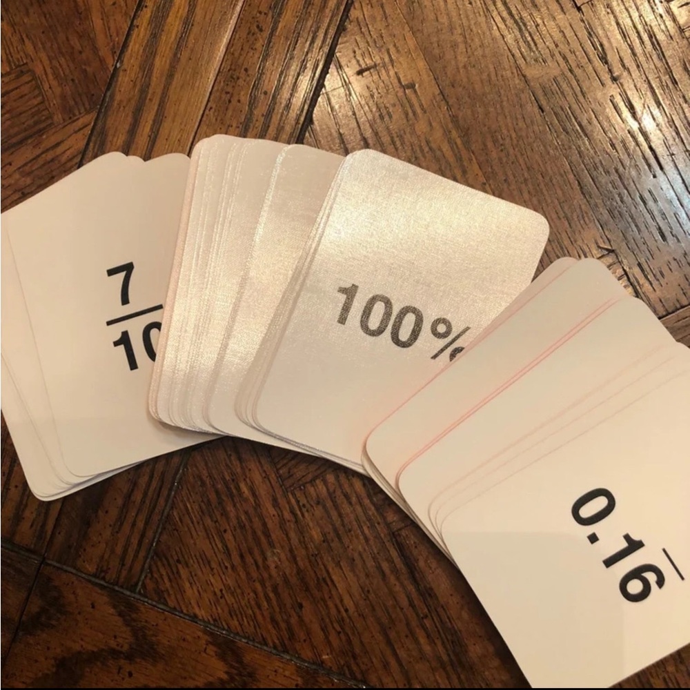 Teacher Resource Fraction/Decimals Book and Card Decks - Picture 2 of 3